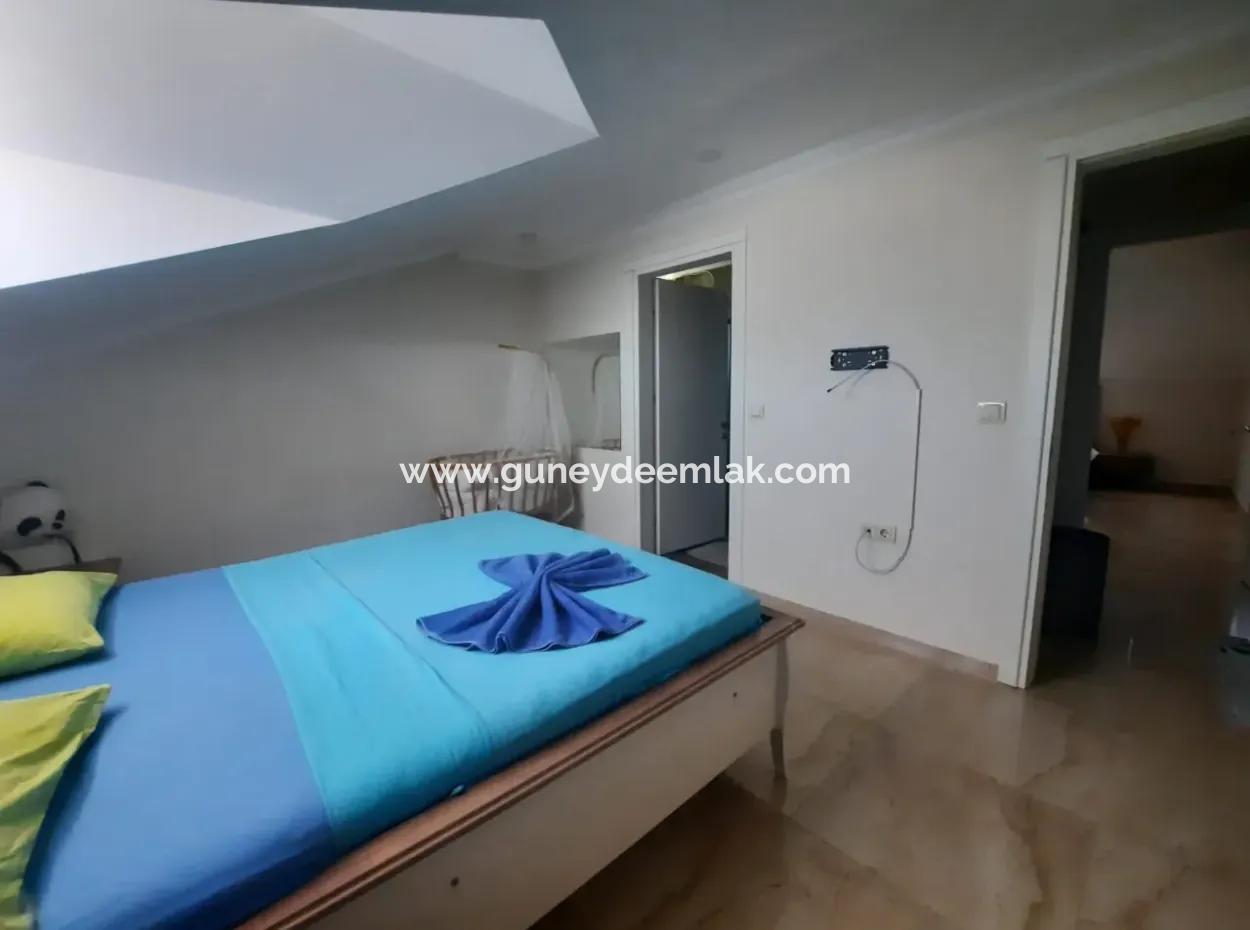 Muğla Dalyanda 125 M2, 4 In 1 Roof Duplex For Rent