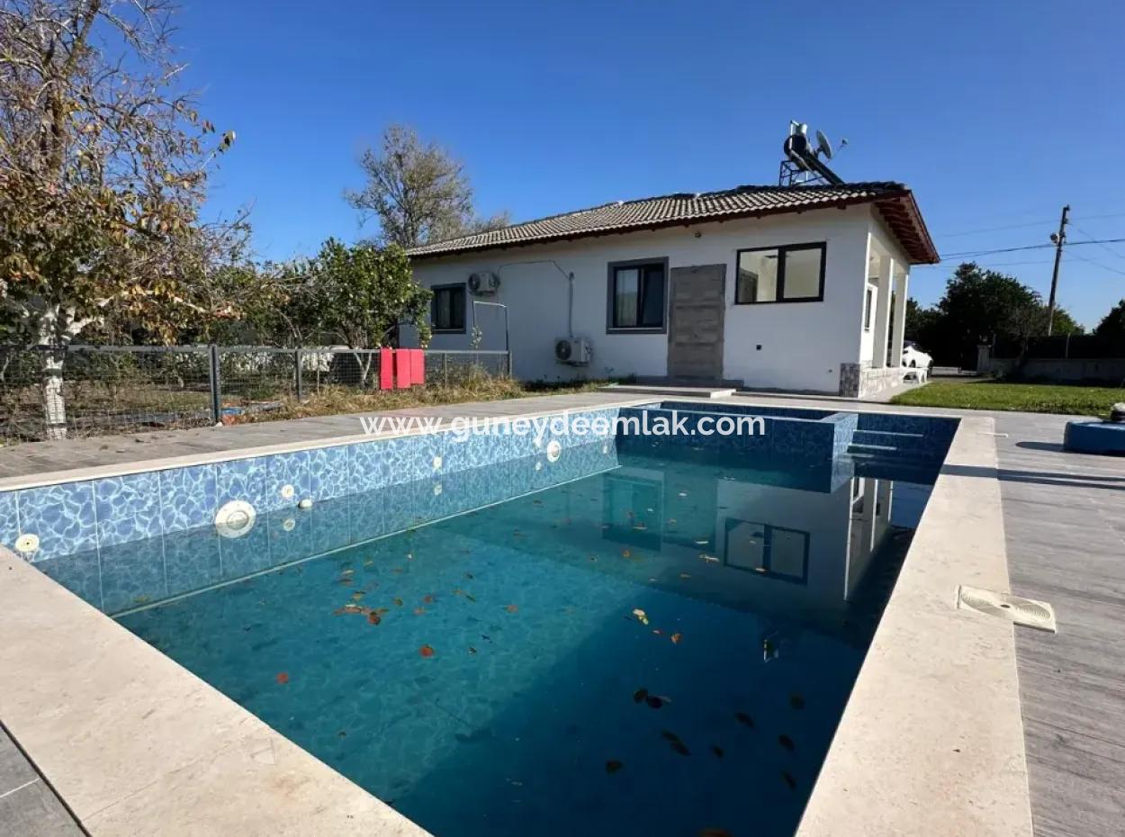 Single-Storey House With Detached Pool In Ortacada For Long-Term Rent