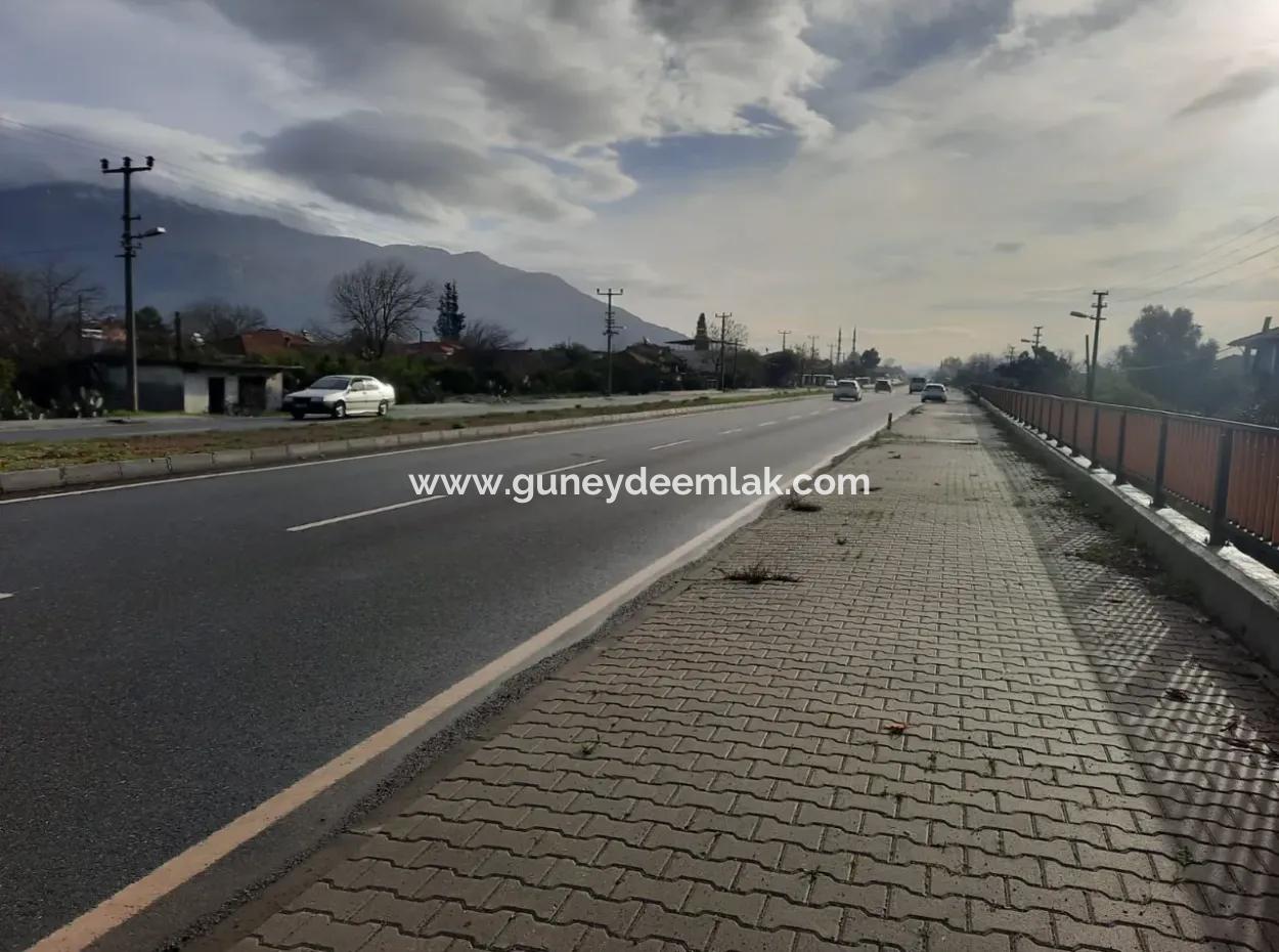 2.800 M² Commercial/Residential Zoned Land For Sale In Köyceğiz Toparlar Facing The Main Road