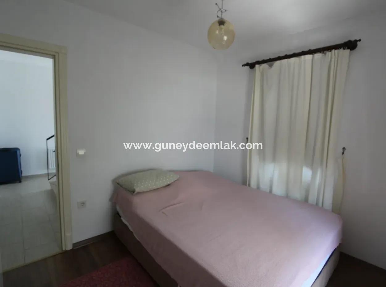 Furnished With Swimming Pool On 500 M2 Detached Plot In Dalyan, Earthquake Resistant 4 In 1 Duplex For Sale