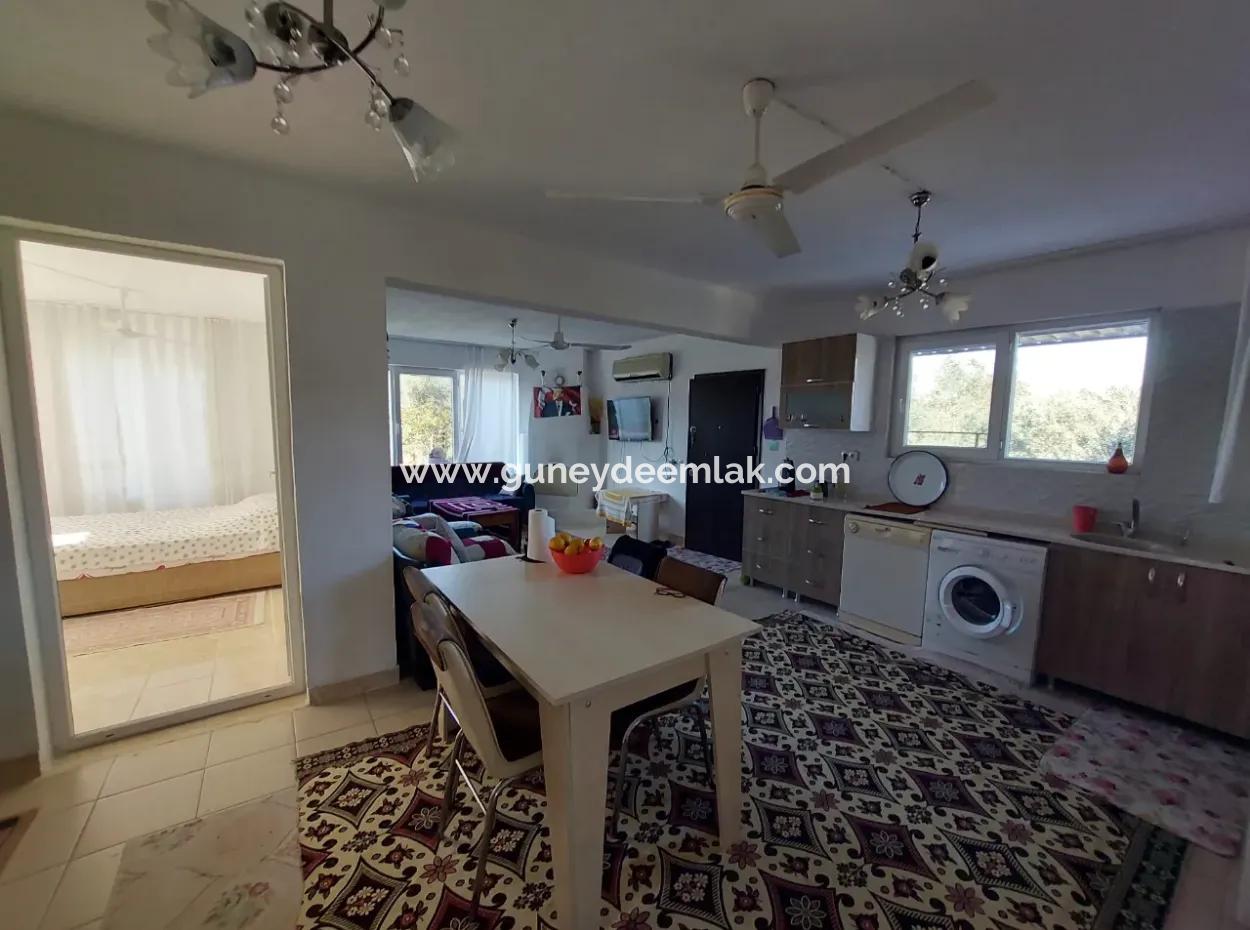 Ortaca Okçular 700M2 Land, 100 M2 2 1 Detached Unfurnished House For Rent