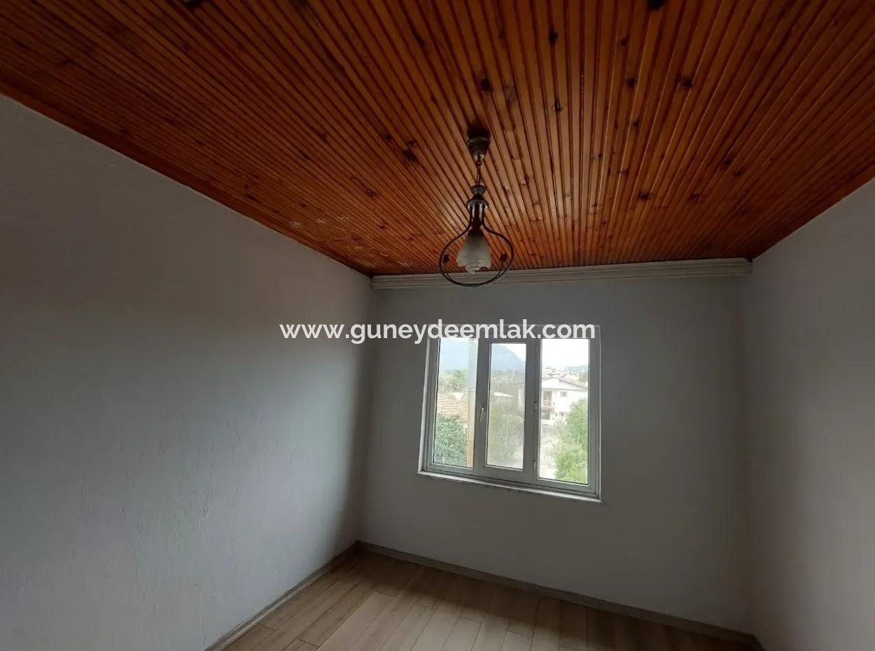 Unfurnished 160 M2, 2 1 Ground Floor Apartment For Rent In Ortaca Marmarlı.