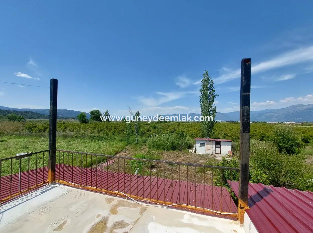 Detached House And Land For Sale In Muğla Ortaca Tepearası
