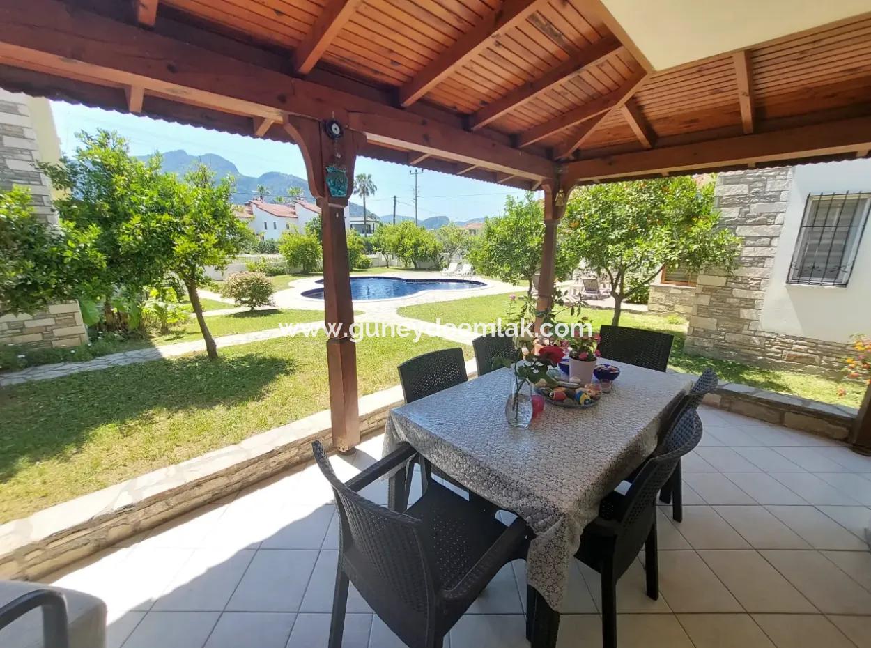 Independent And Well Maintained 4 In 1 Duplex Villa For Sale In Muğla, Ortaca, Dalyan