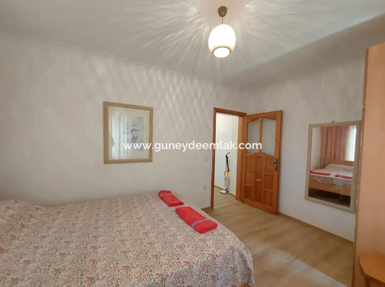 Mugla Dalyanda 70M2, 2 In 1, Furnished Ground Floor Apartment With Swimming Pool For Sale