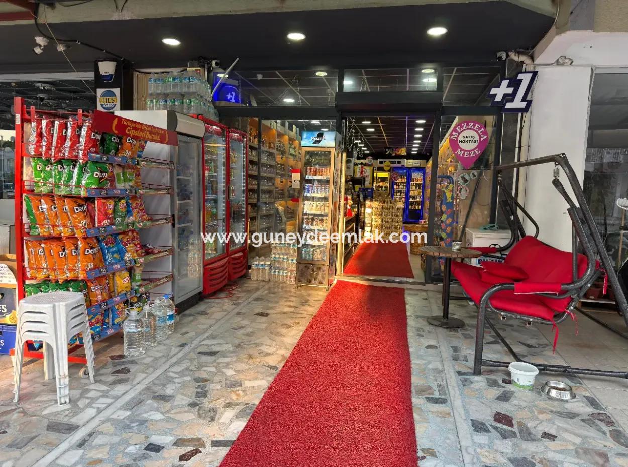 210 M2 Tekel Market For Rent On The Busiest Street Of Ortaca.