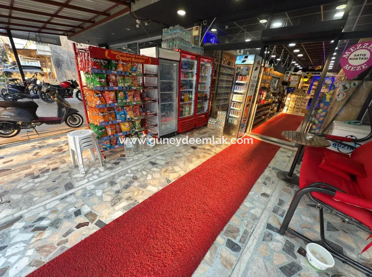 210 M2 Tekel Market For Rent On The Busiest Street Of Ortaca.