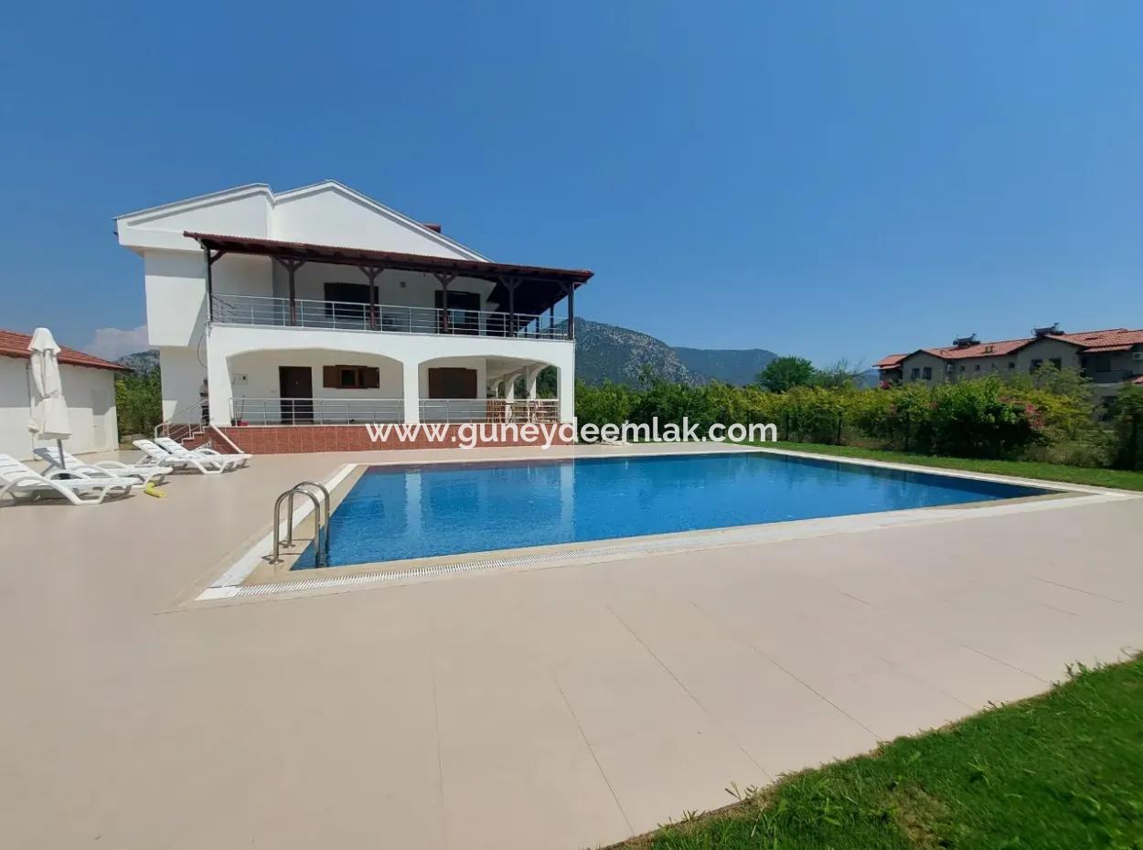 Luxury Triplex With Swimming Pool In 7 500 M2 Pomegranate Garden In Mugla Dalyan