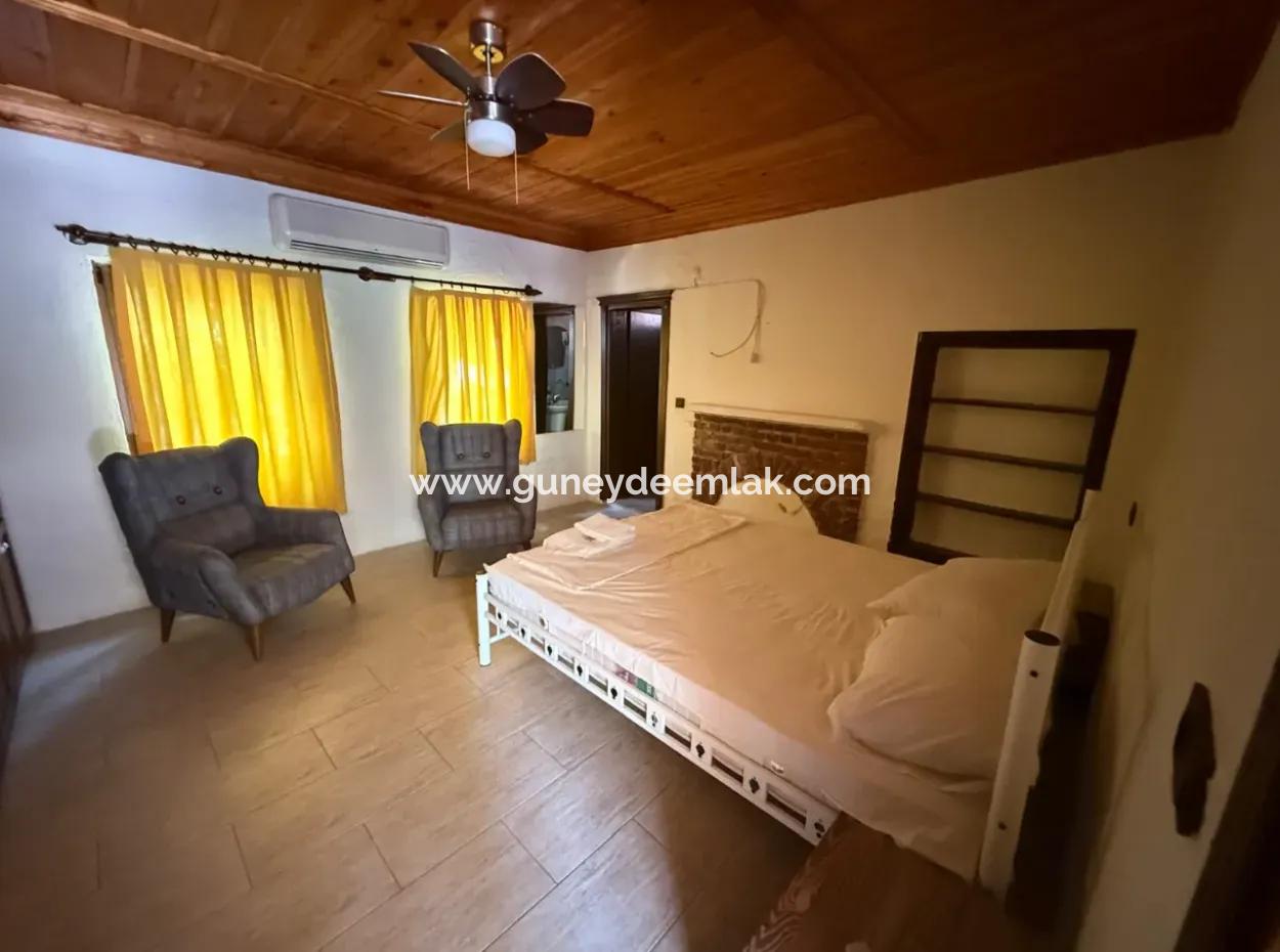 Detached House With Restaurant And 3 In 1 Pool For Rent In Ortaca Dalyan, Muğla