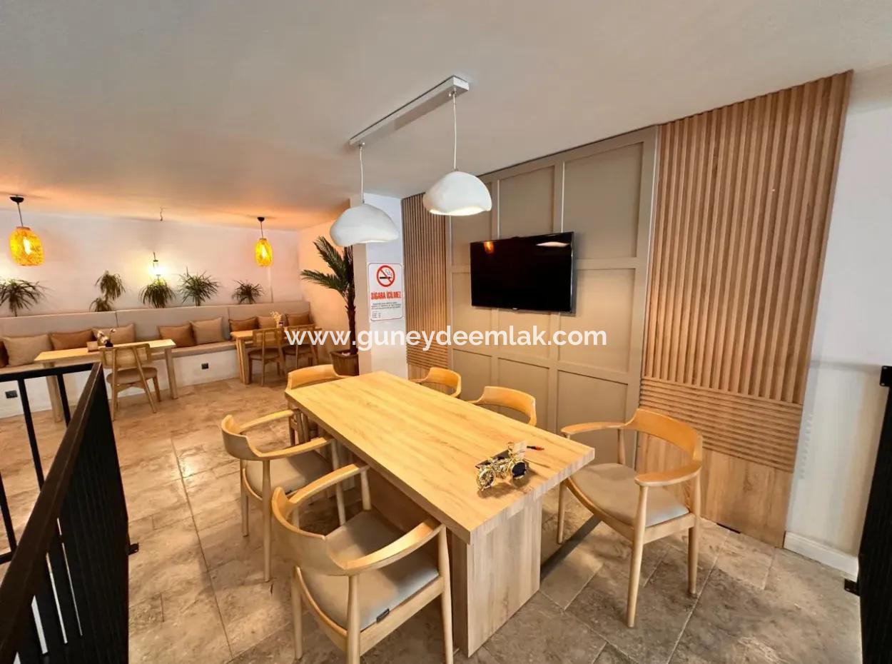Luxury Cafe For Rent On The Busiest Street Of Ortaca.