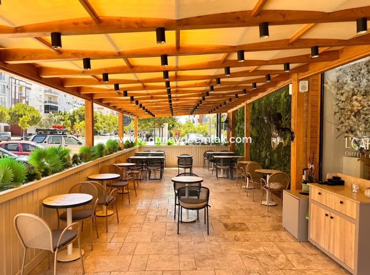 Luxury Cafe For Rent On The Busiest Street Of Ortaca.