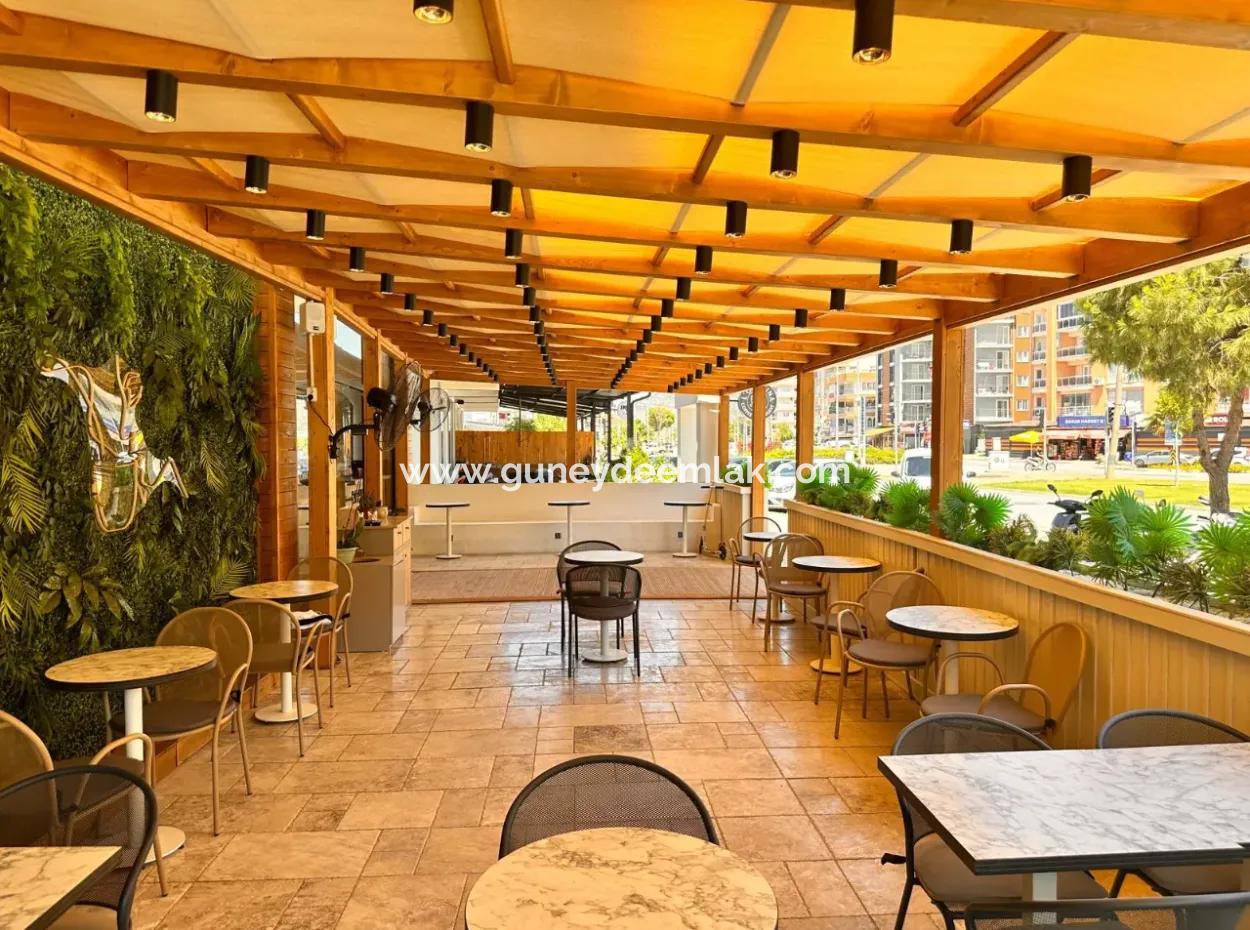 Luxury Cafe For Rent On The Busiest Street Of Ortaca.