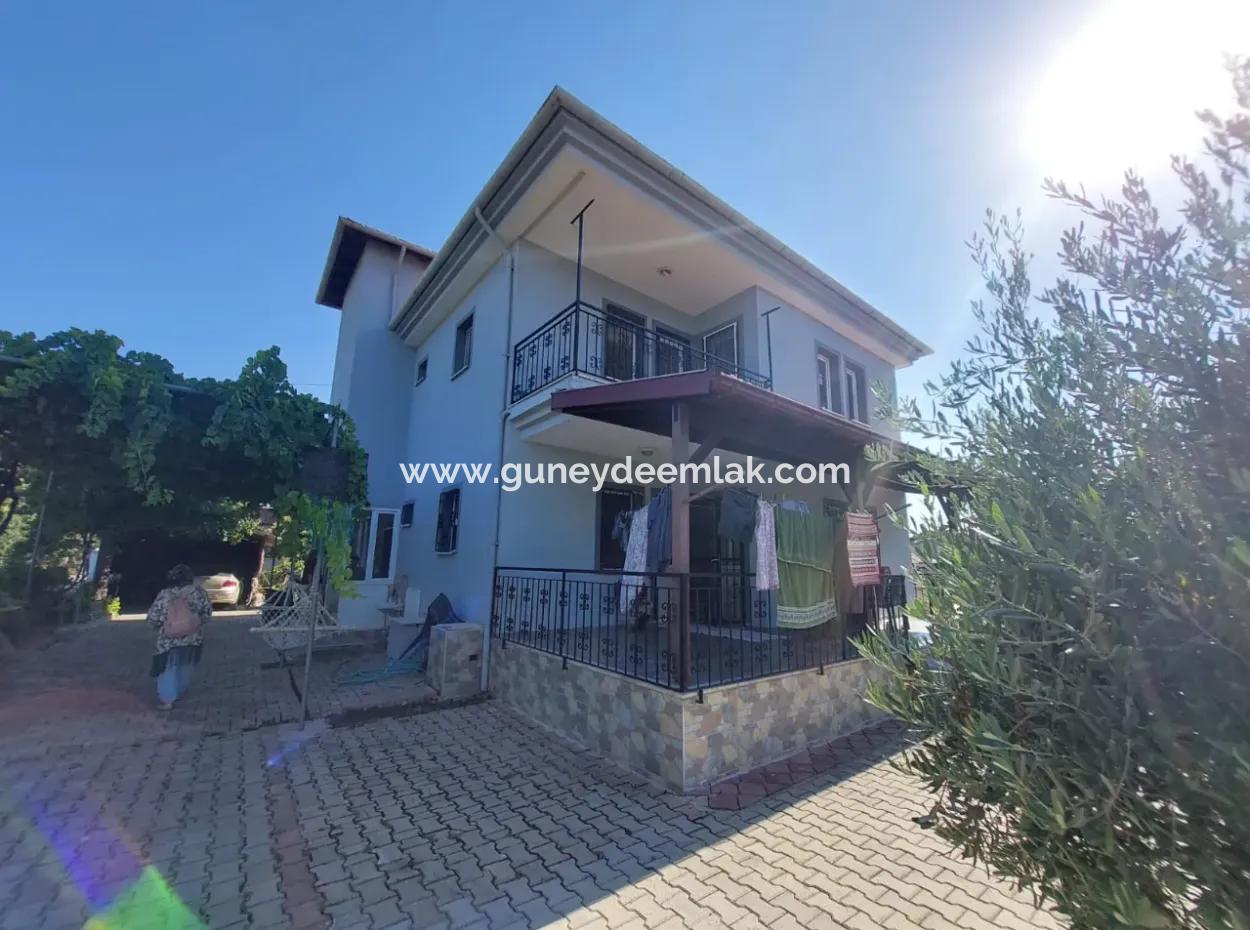 For Rent In Dalyan 130 M², 3 In 1 Furnished Garden 2 Apartments On The Upper Floor
