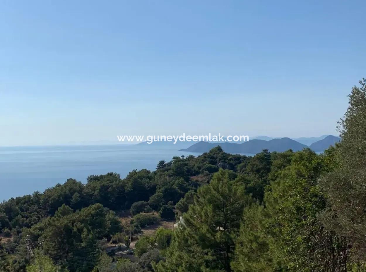 Tourism Zoned Land For Sale In Fethiye With Sea View Faralya