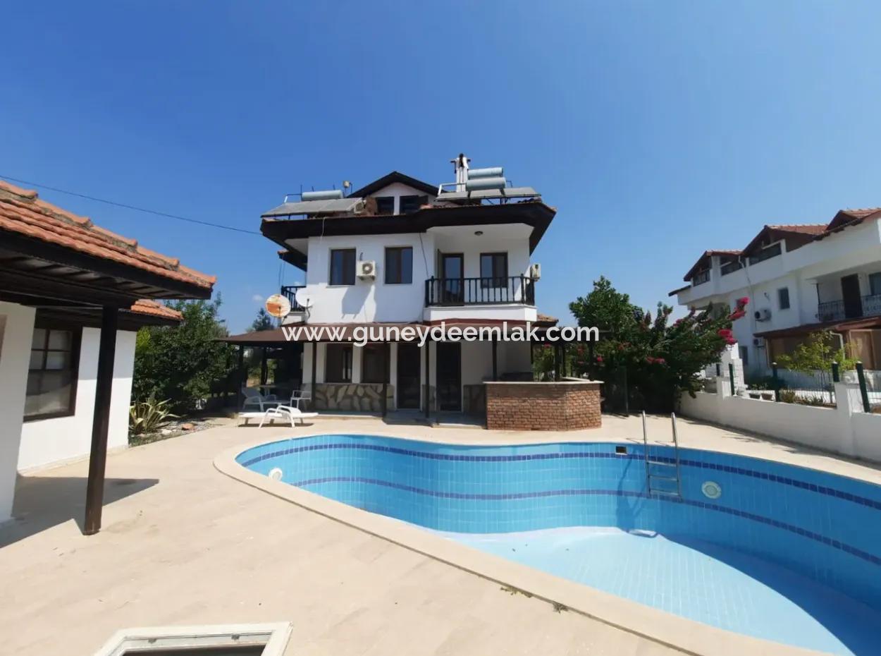 3 1 And 1 1 Unfurnished Villa With Swimming Pool In Muğla Ortaca Dalyan