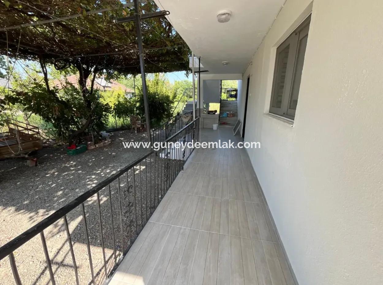 2 1 Garden Floor Apartment For Rent In Ortaca Dalaklı