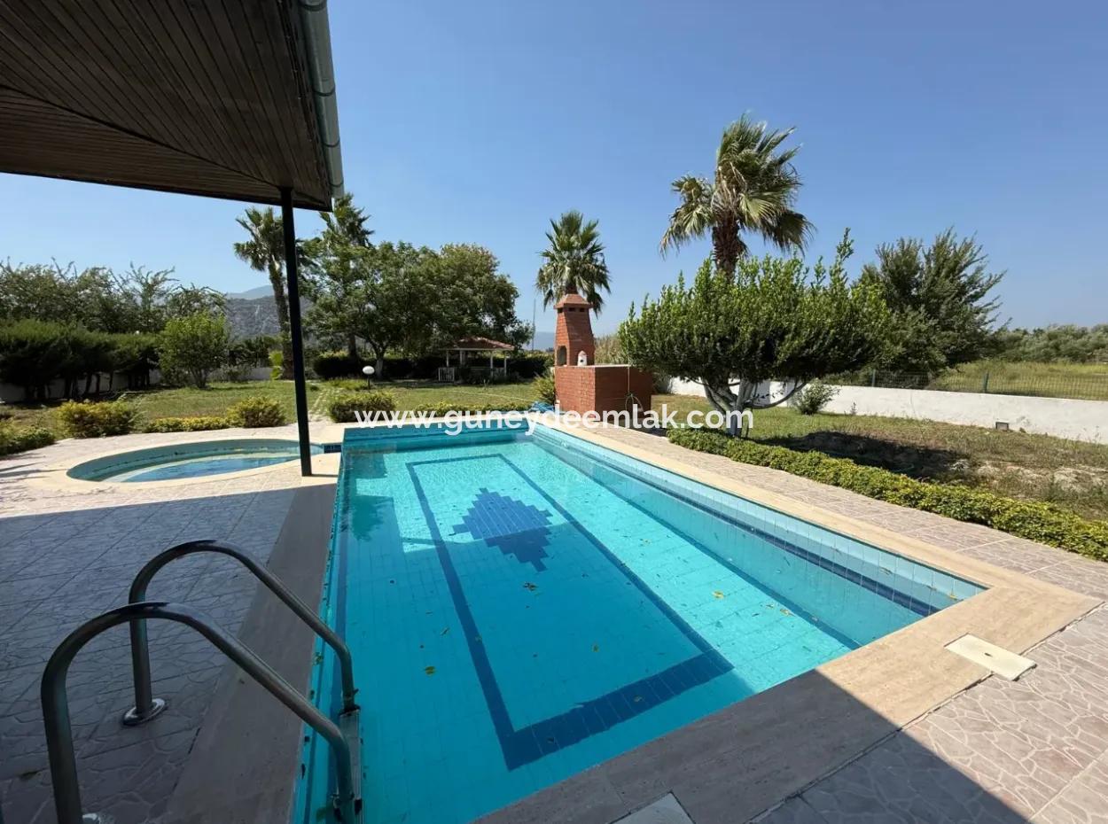 Ortaca, Dalyan 3 In 1, 100 M2 Villa With Swimming Pool On 4.500M2 Land