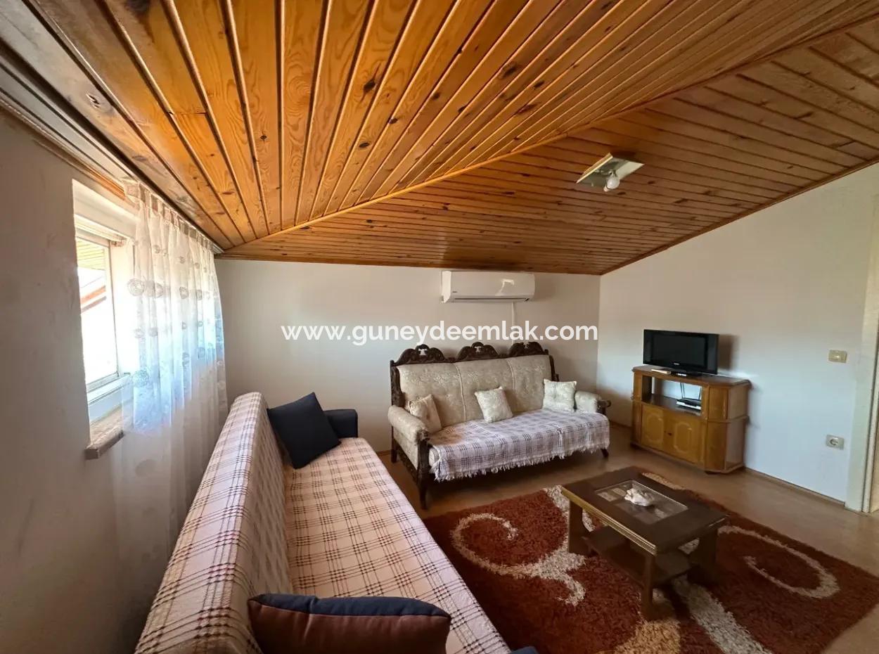 1 1 Penthouse Apartment For Rent In Ortaca Cumhuriyet