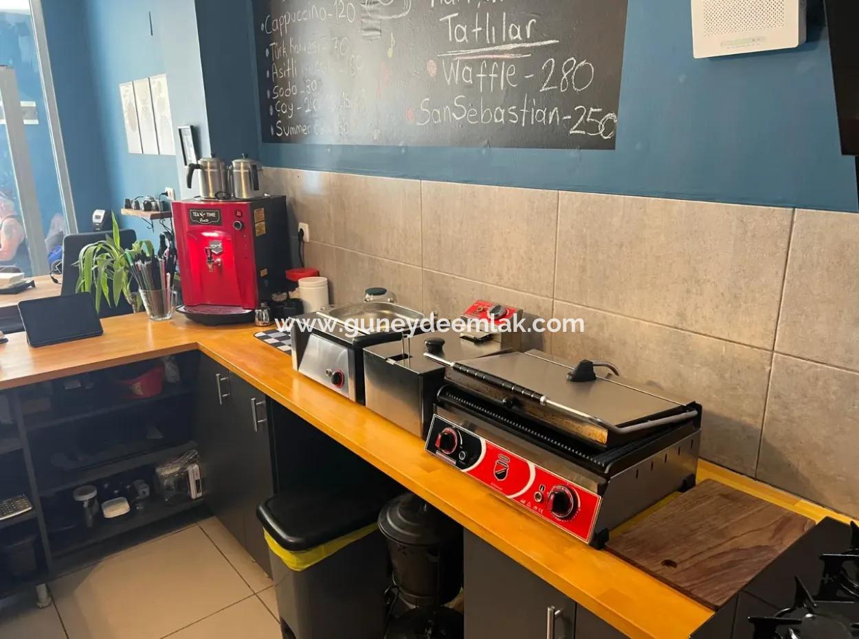Workplace Cafe Close To The Lake In The Center Of Muğla Köyceğiz Is For Sale
