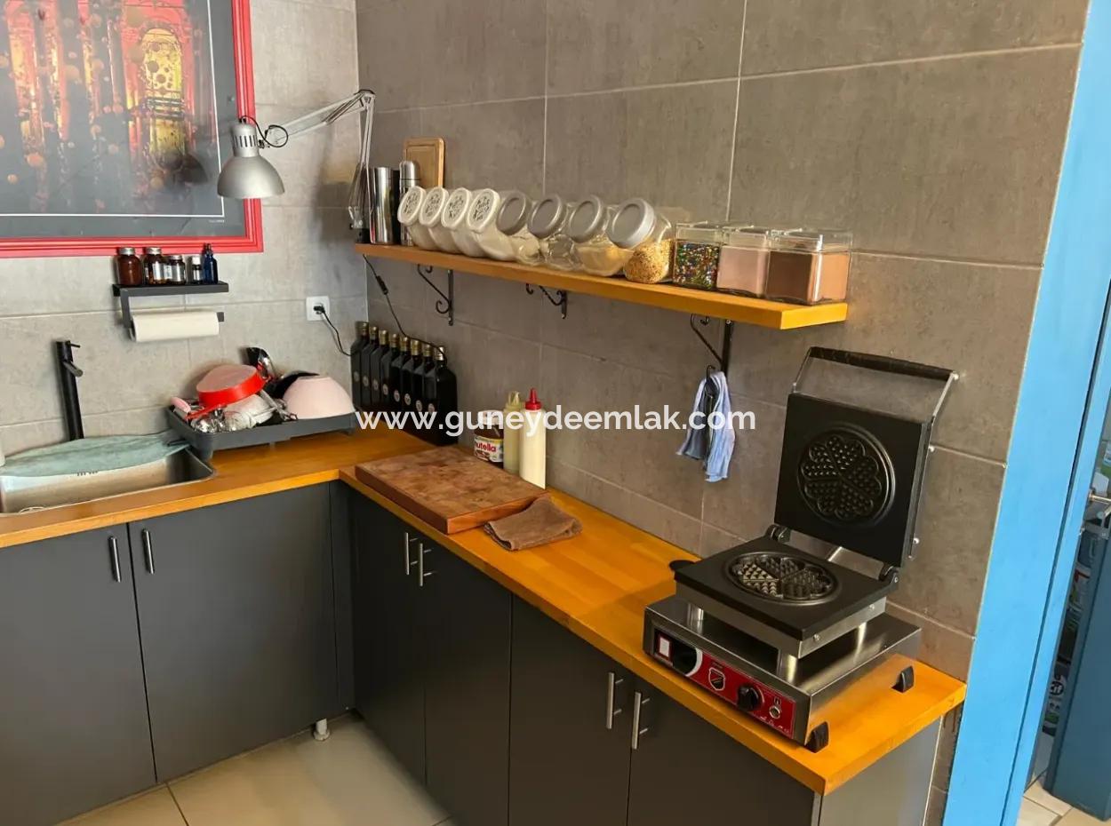 Workplace Cafe Close To The Lake In The Center Of Muğla Köyceğiz Is For Sale