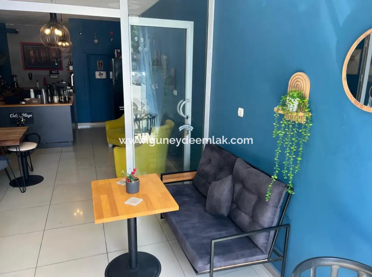 Workplace Cafe Close To The Lake In The Center Of Muğla Köyceğiz Is For Sale