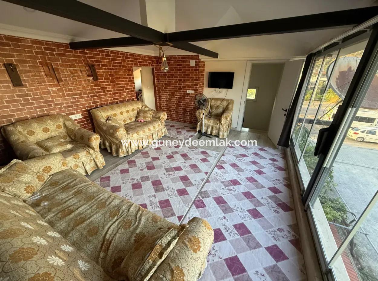 A Detached 2.5-Storey Building On The Dalyan Road In Ortacada Is For Sale.