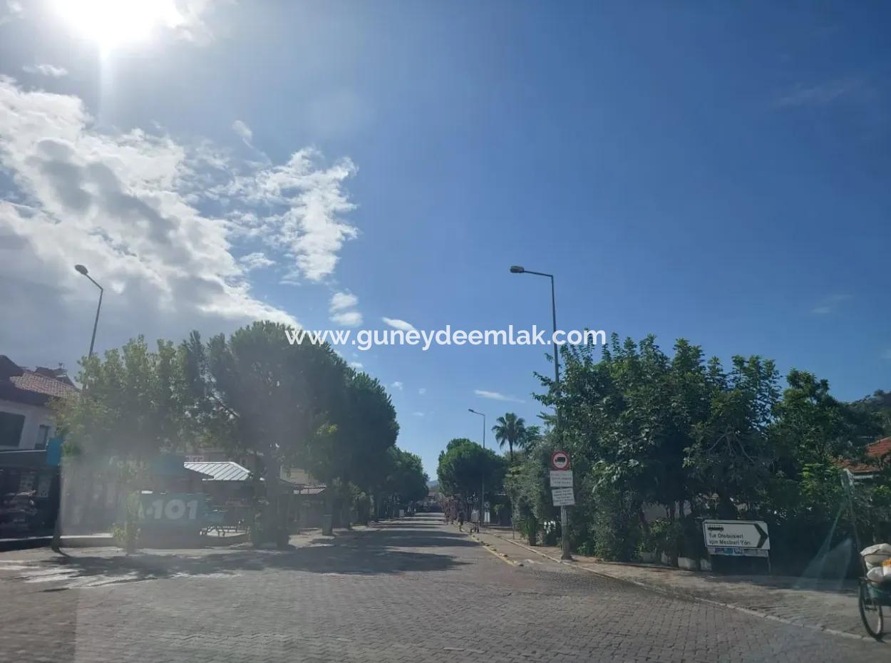 1000 M2 Commercial Zoned Lands On Dalyan Gülpınarda İşlek Street Will Be Given In The Form Of Build Operate Transfer