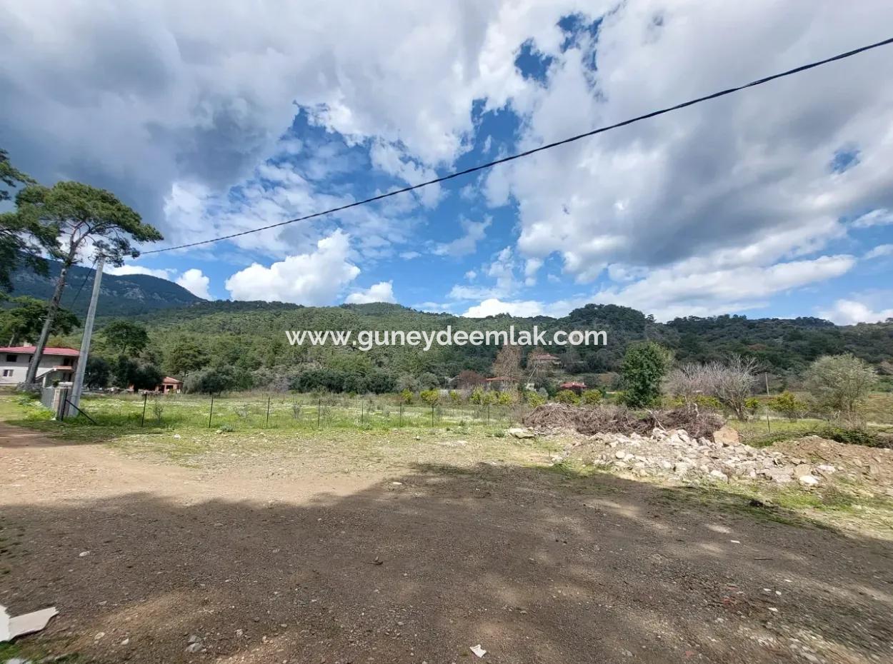 1 000 M2 Land For Sale In Muğla Köyceğiz Çandır Center