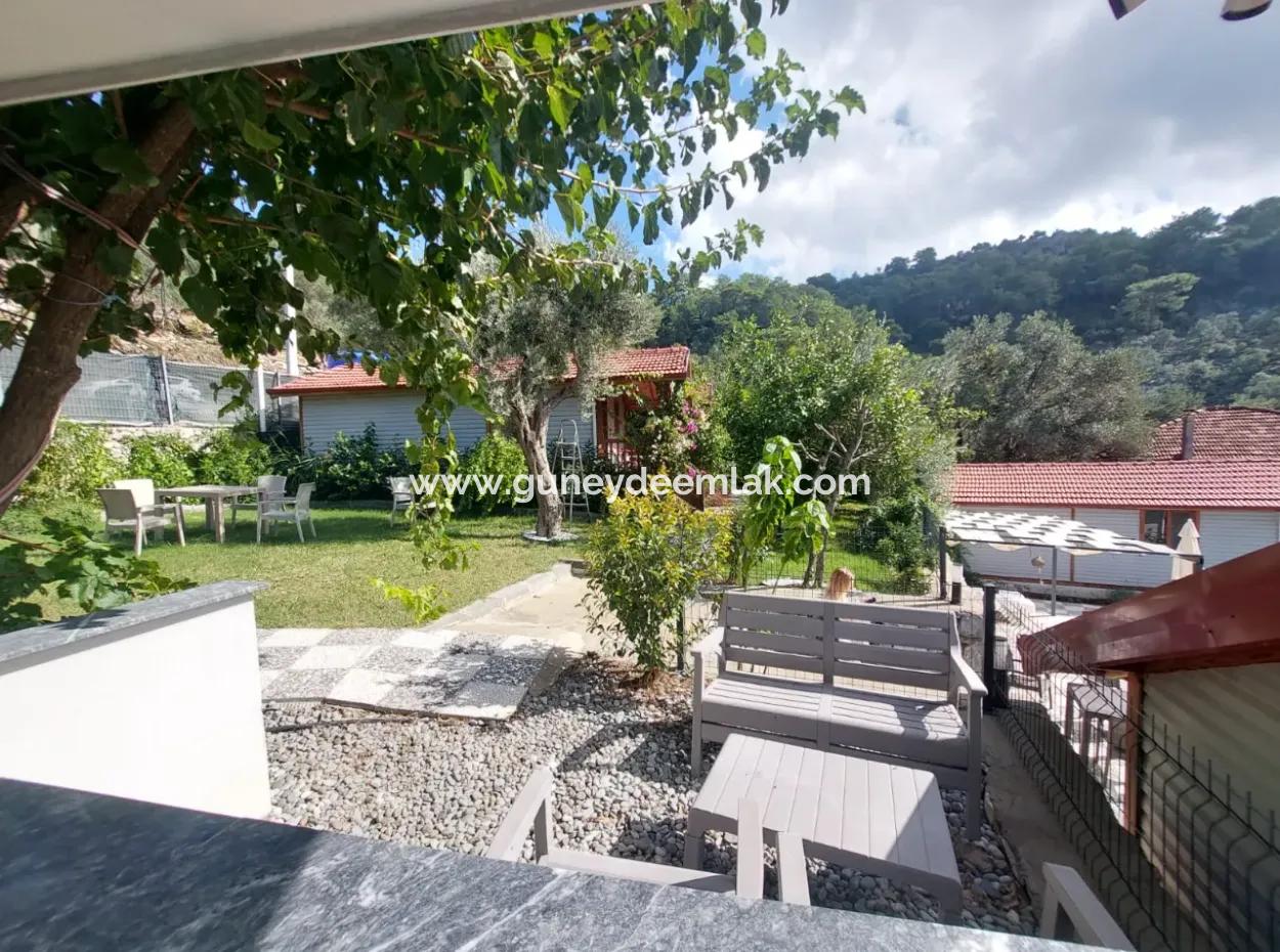 Muğla Ortaca Gökbel Doga With Swimming Pool 1 1 Wooden Furnished Bungalow For Rent