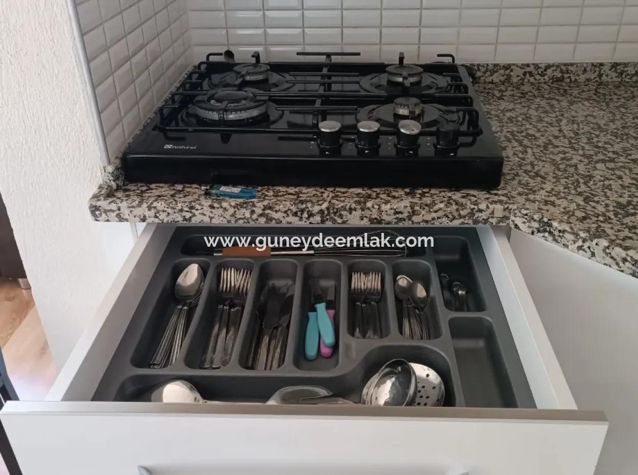 1 1 Fully Furnished Flat For Rent In Ortaca Center