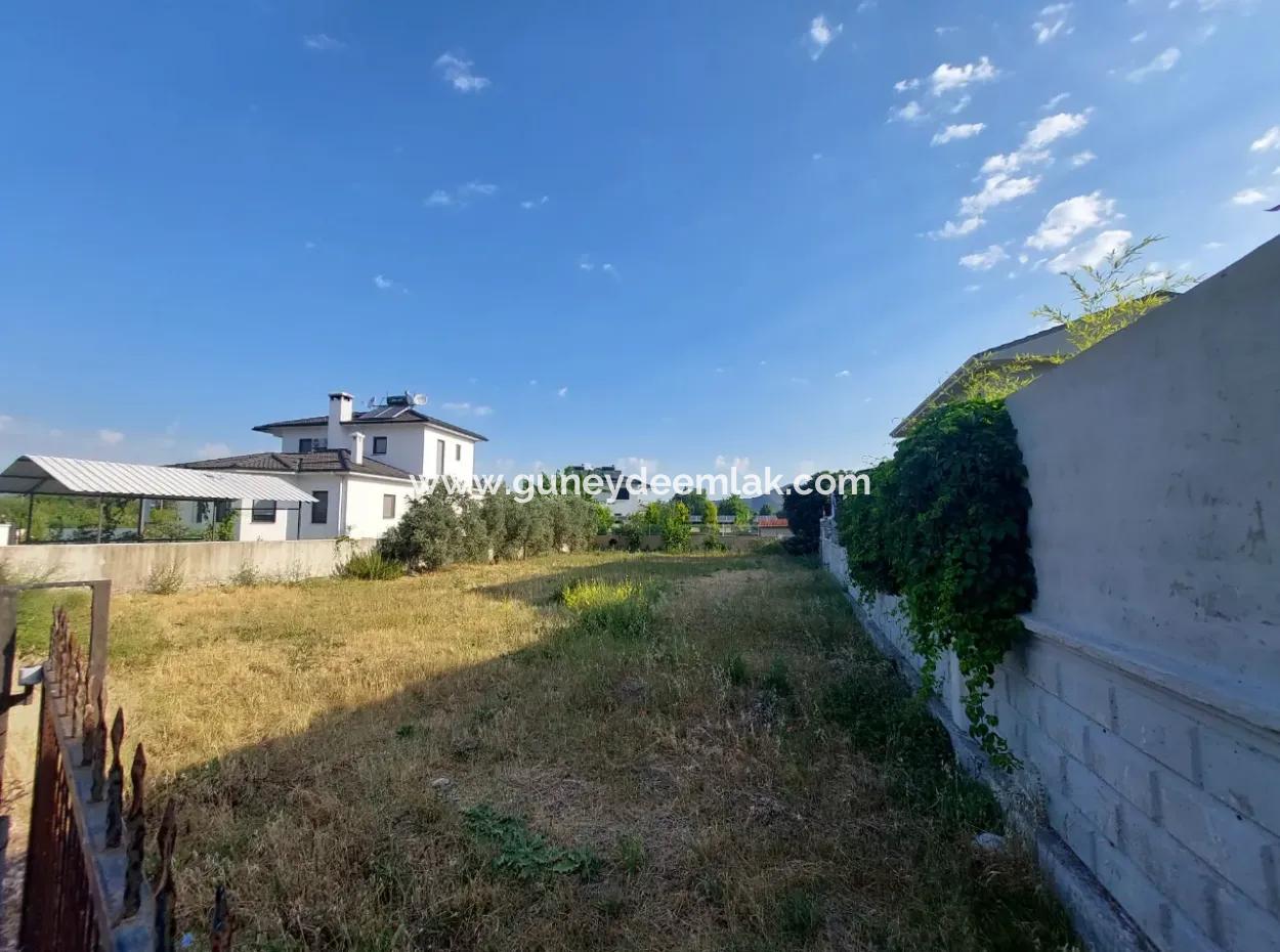 500 M2 Detached Land And 250 M2 Construction Rights Are For Sale In Muğla Ortaca Okçular