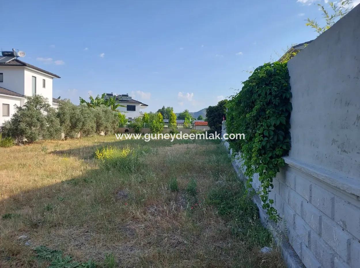500 M2 Detached Land And 250 M2 Construction Rights Are For Sale In Muğla Ortaca Okçular