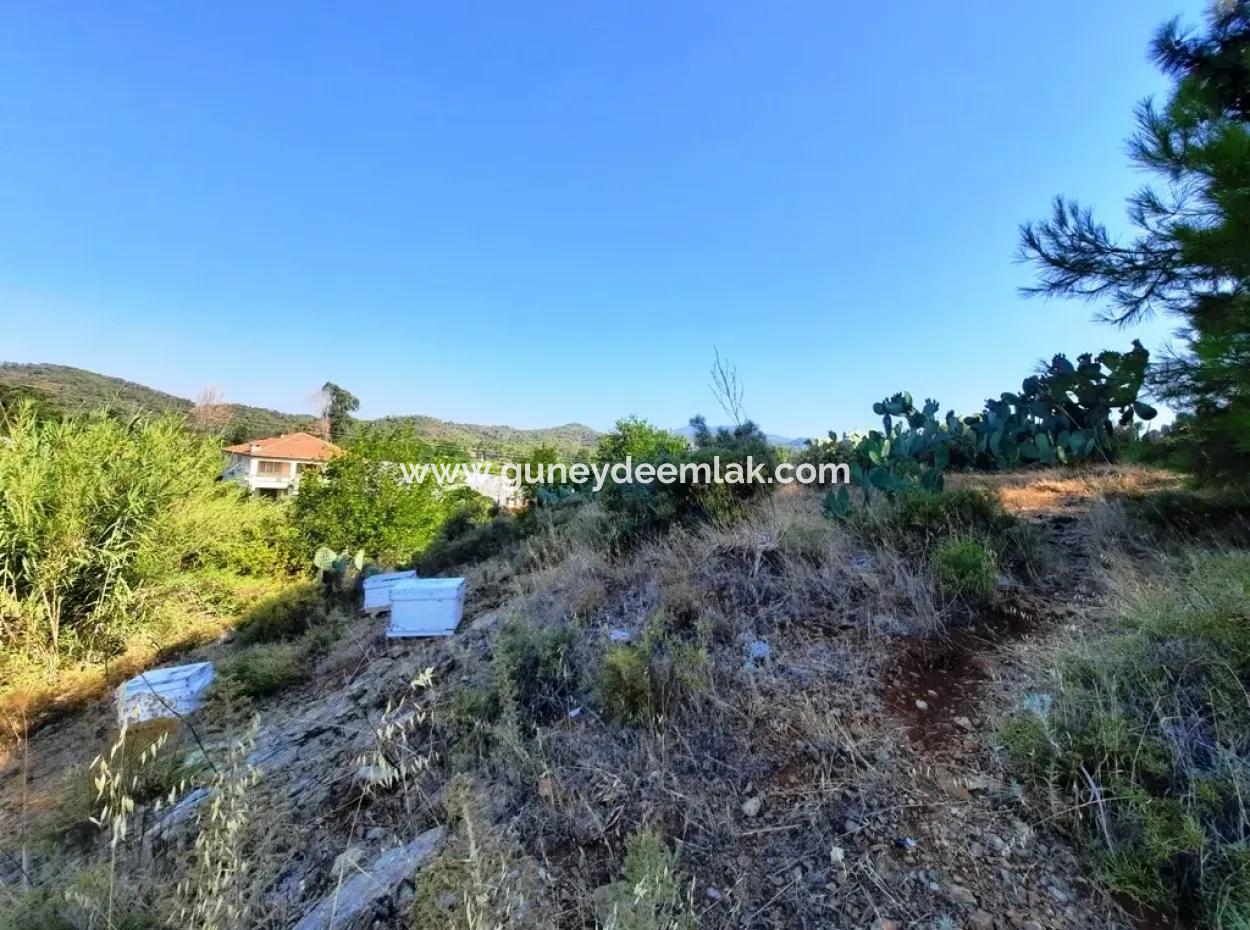 Plot Of Land With Sea Views For Sale In Fethiye Ciftlikkoy