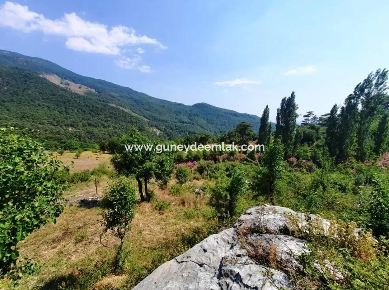 Köycegiz Yayla, Agla Village For Sale Detached Land Suitable For Investment With Lake View