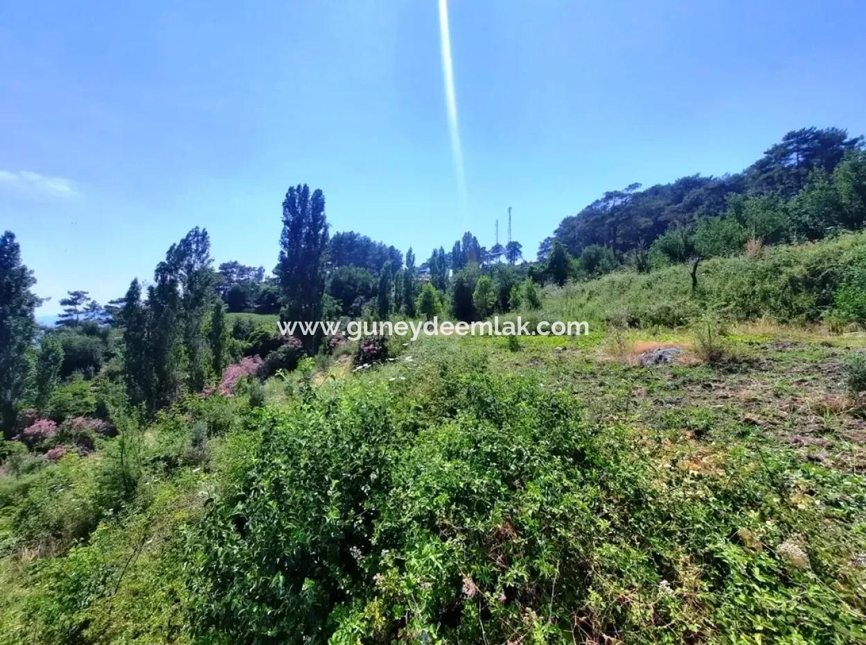 Köycegiz Yayla, Agla Village For Sale Detached Land Suitable For Investment With Lake View