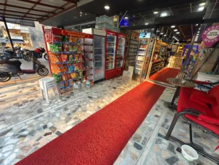 210 M2 Tekel Market For Rent On The Busiest Street Of Ortaca.
