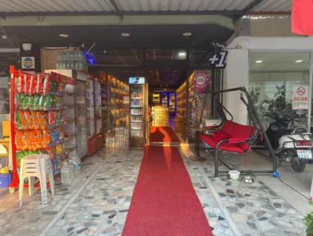210 M2 Tekel Market For Rent On The Busiest Street Of Ortaca.