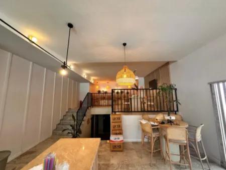 Luxury Cafe For Rent On The Busiest Street Of Ortaca.