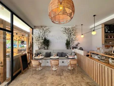 Luxury Cafe For Rent On The Busiest Street Of Ortaca.