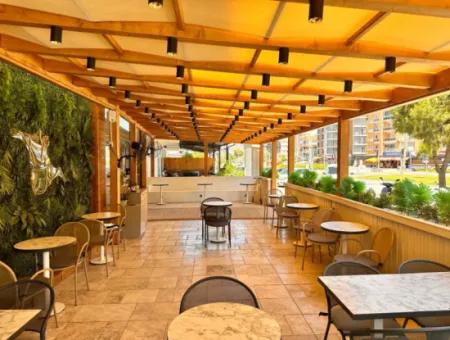 Luxury Cafe For Rent On The Busiest Street Of Ortaca.