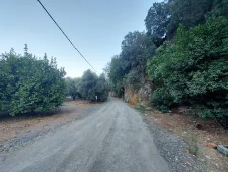 1.300 M2 Detached 250M2 Residential Zoned Land For Sale In Muğla, Ortaca, Karadonlar