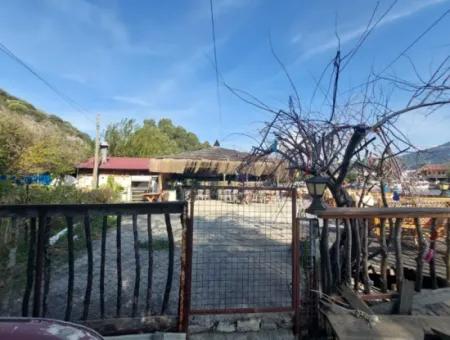 Köyceğiz Çandır Dalyan Canal Zero 865 M2 House And Restaurant For Sale