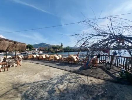 Köyceğiz Çandır Dalyan Canal Zero 865 M2 House And Restaurant For Sale