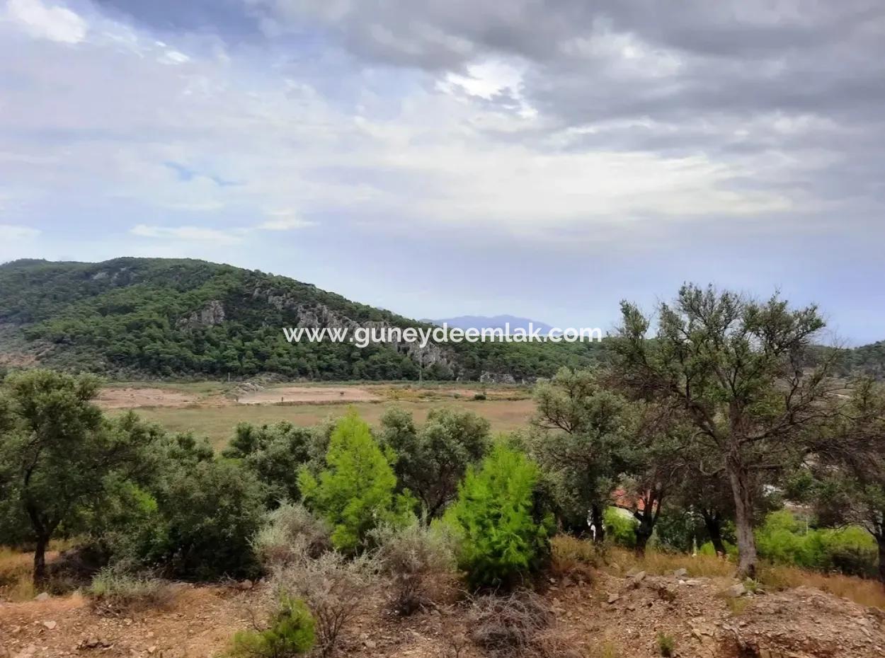Muğla Ortaca Sarıgermede 880 M2 Full Deniz Ve Doğa Manzaralı Arsa Satılık