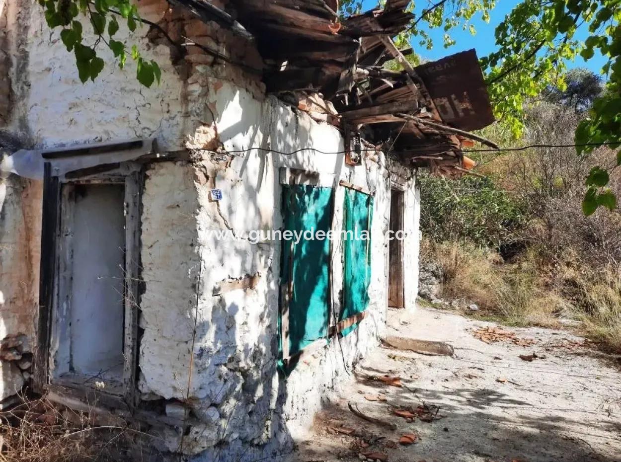 Ula Gökovada Satılık Deniz Ve Doğa Manzaralı Müstakil Köy Evi