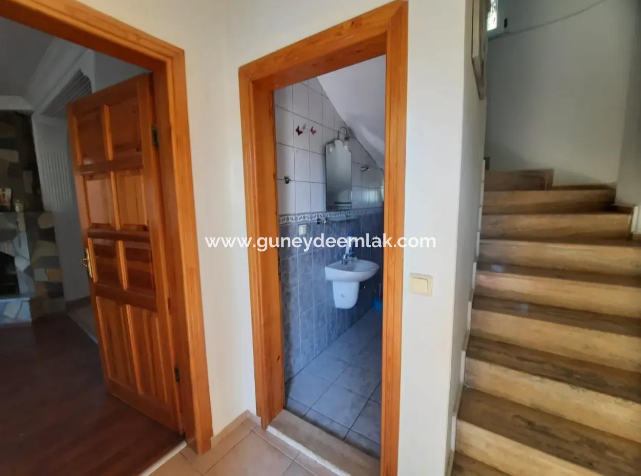Muğla Ortaca Dalyanda Müstakil Özel Yüzme Havuzlu 3+1 Eşyalı Dubleks Yıllık Kiralık
