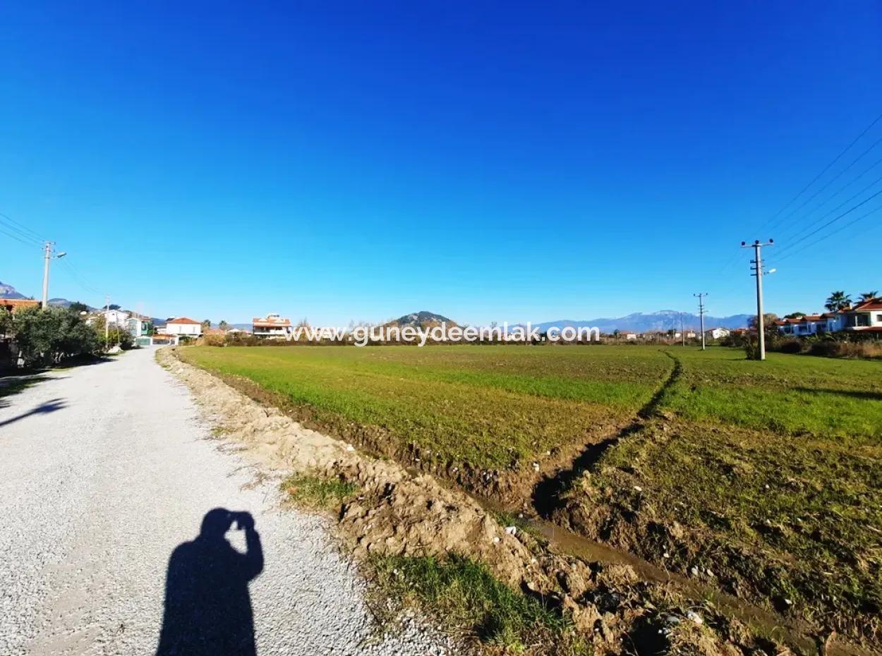Muğla Dalyanda 537 M2 İmarlı Konut Arsası Satılık