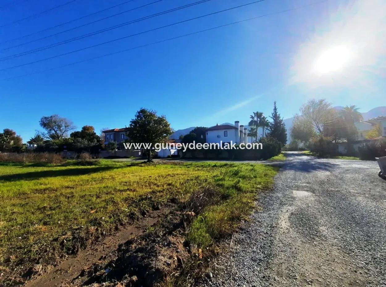 Muğla Dalyanda 537 M2 İmarlı Konut Arsası Satılık