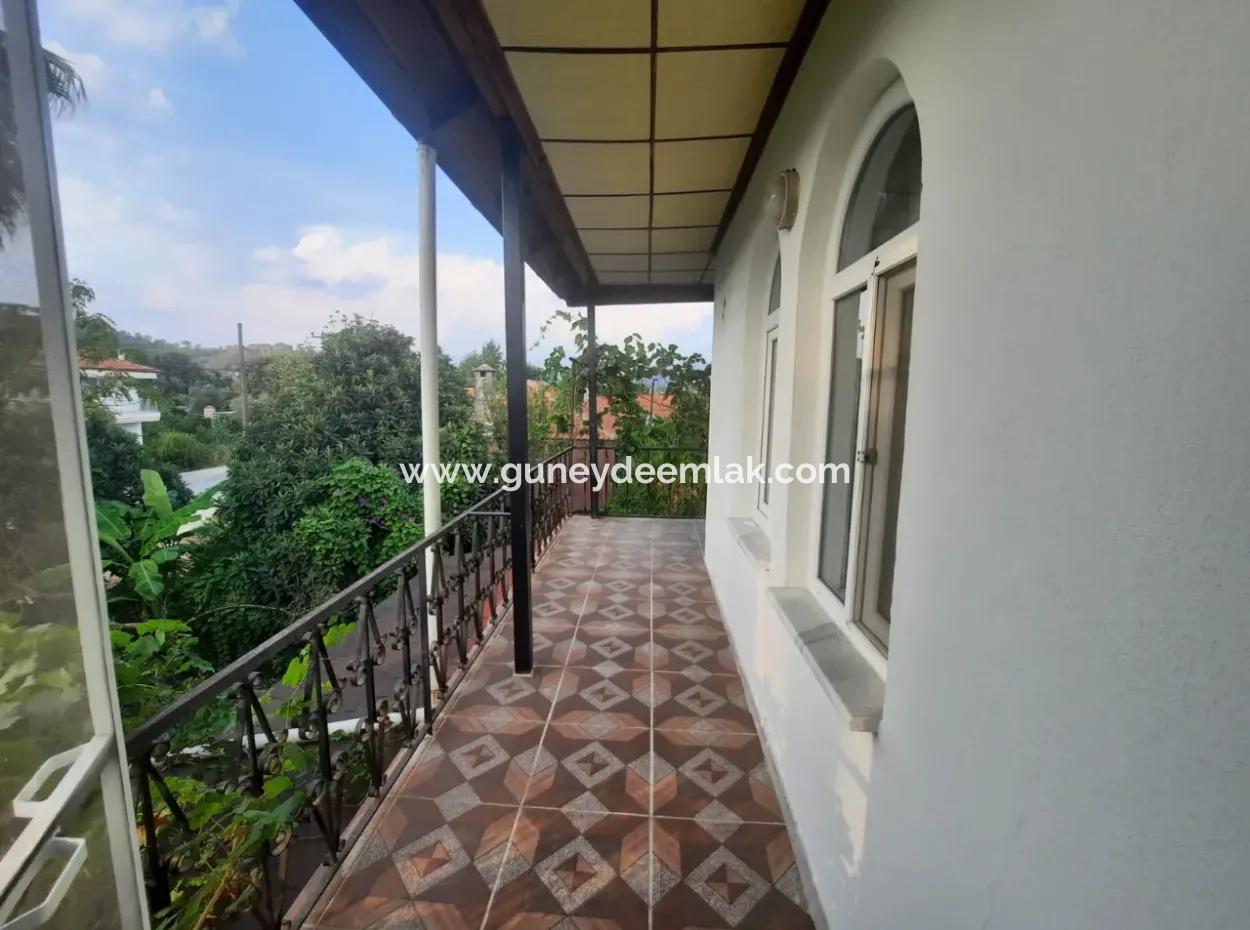 Muğla Ortaca Yeşilyurtda 2.000 M2 Müstakil Arsada Eşyalı 3+1 Dubleks Kiralık 