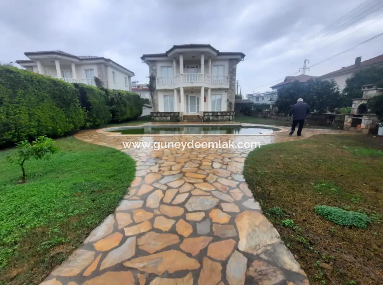 Dalyanda Müstakil 500 M2 Arsada 150 M2 4+1 Eşyalı Dubleks Yıllık Kiralık